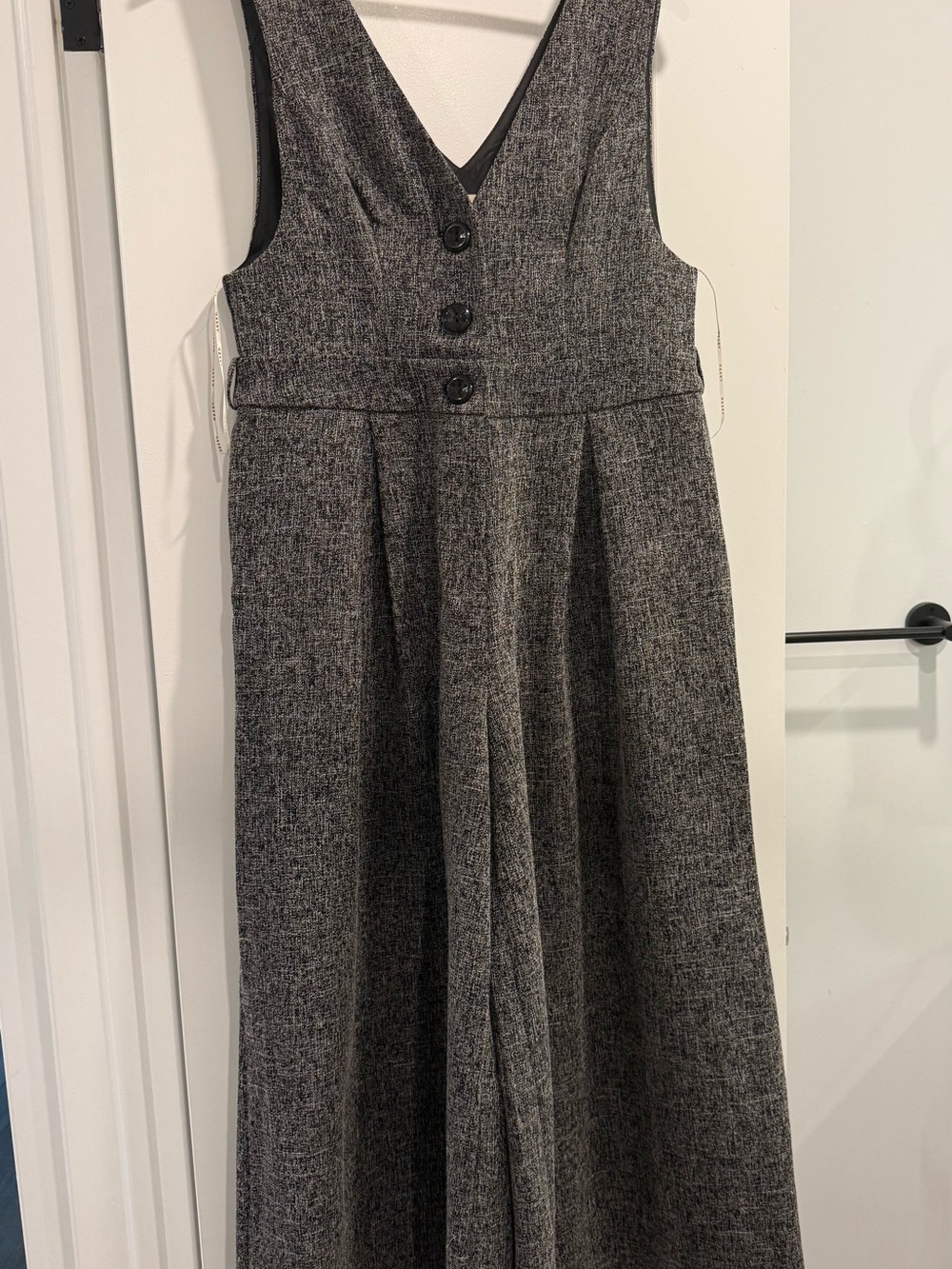 Grey Pleated jumpsuit